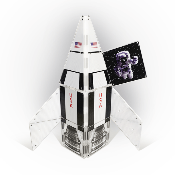 Magna Tile Structures Galaxy Rocket Timeless Toys Chicago