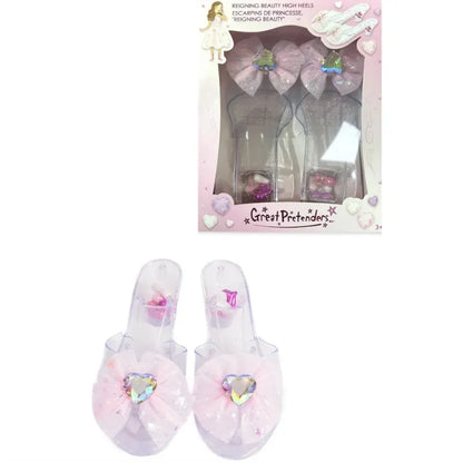 Creative Education Dress Up Accessories Reigning Beauty High Heels - Pink