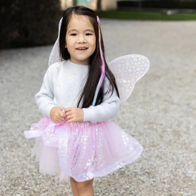 Creative Education Dress Up Outfits Crazy for Daisies Tutu, Wand & Wing Set (Size 4-6)