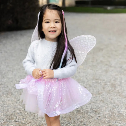 Creative Education Dress Up Outfits Crazy for Daisies Tutu, Wand & Wing Set (Size 4-6)