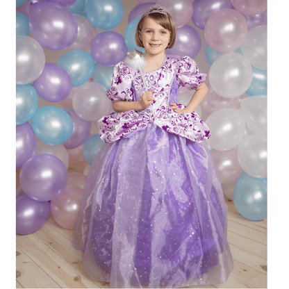 Creative Education Dress Up Outfits Default Royal Pretty Princess Dress - Lilac (3-4)