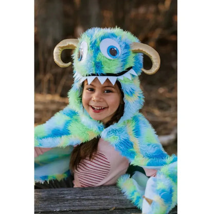 Creative Education Dress Up Outfits Swampy the Monster Cape - Blue/Green (Size 4-6 yrs)