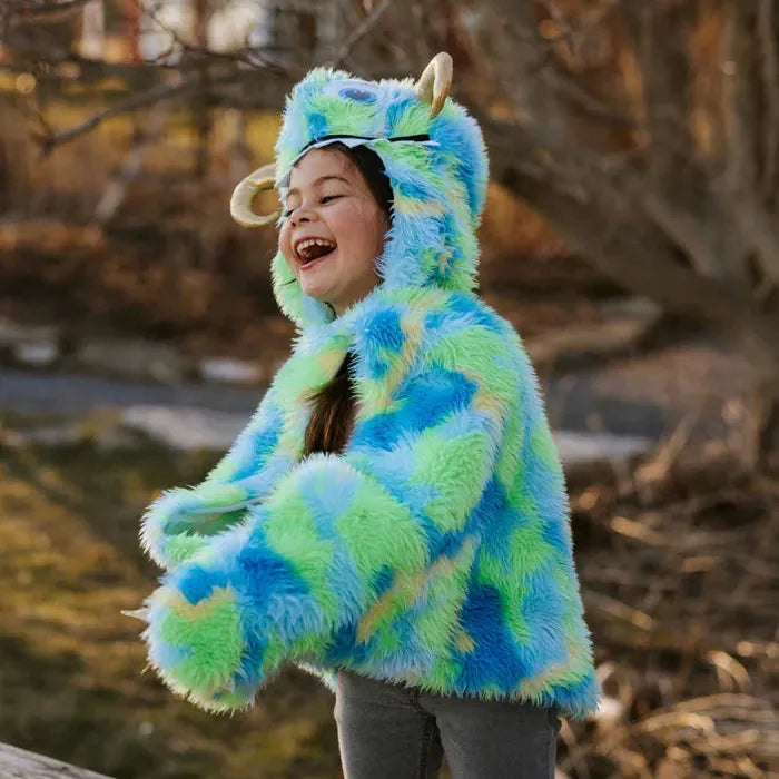 Creative Education Dress Up Outfits Swampy the Monster Cape - Blue/Green (Size 4-6 yrs)
