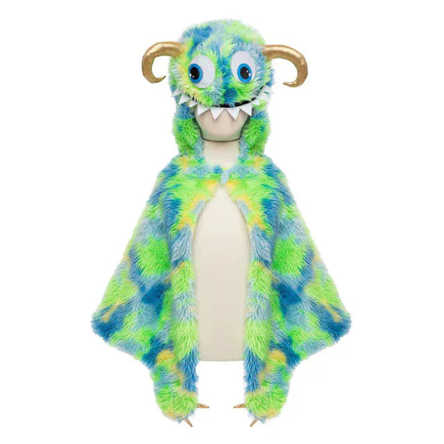 Creative Education Dress Up Outfits Swampy the Monster Cape - Blue/Green (Size 4-6 yrs)