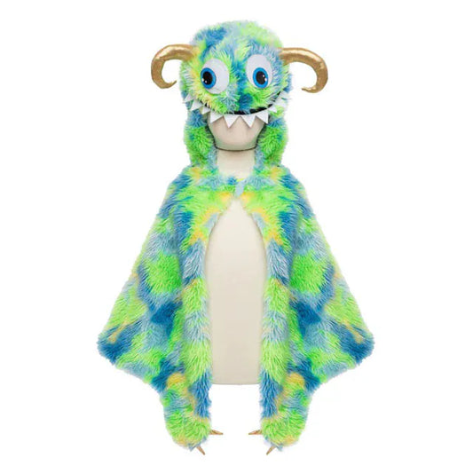 Creative Education Dress Up Outfits Swampy the Monster Cape - Blue/Green (Size 4-6 yrs)