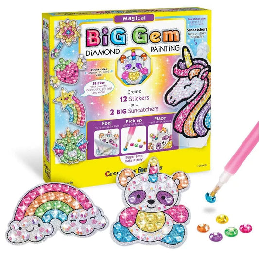 Creativity for Kids Art & Craft Activity Kits Big Gem Diamond Painting - Magical