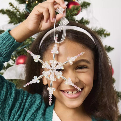 Creativity for Kids Art & Craft Activity Kits Default Beaded Snowflake Ornaments