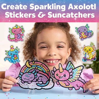 Creativity for Kids Art & Craft Activity Kits Default Big Gem Diamond Painting - Axolotl