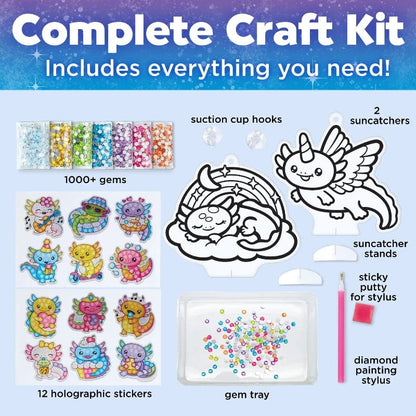 Creativity for Kids Art & Craft Activity Kits Default Big Gem Diamond Painting - Axolotl