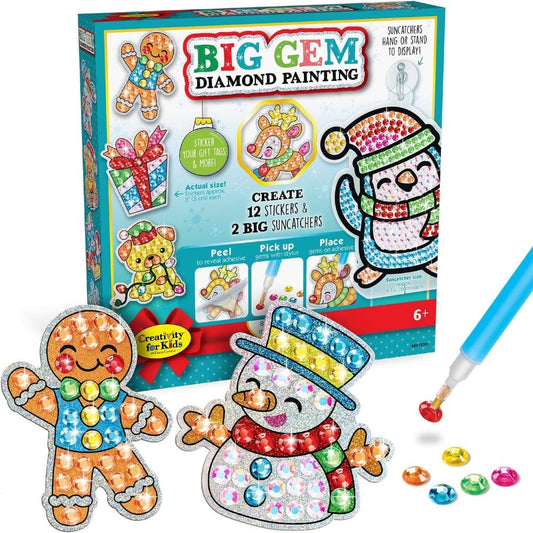 Creativity for Kids Art & Craft Activity Kits Default Big Gem Diamond Painting Holiday