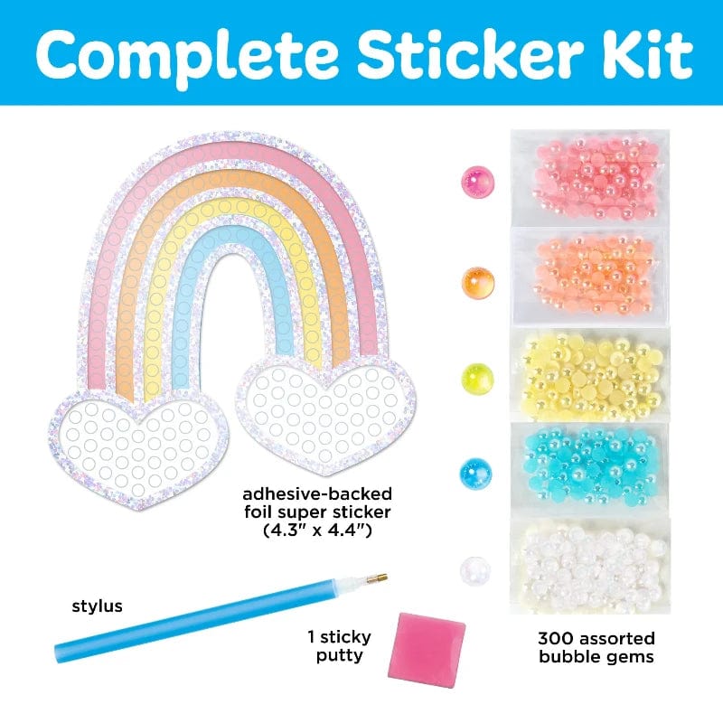 Creativity for Kids Art & Craft Activity Kits Default Bubble Gems Super Sticker Rainbow