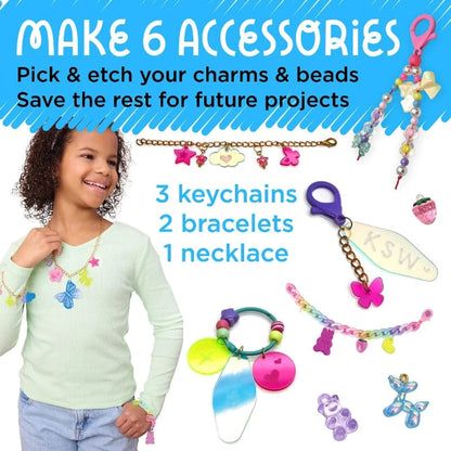 Creativity for Kids Art & Craft Activity Kits Etch-It Personalized Accessories