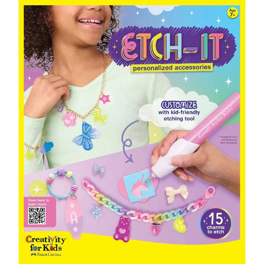 Creativity for Kids Art & Craft Activity Kits Etch-It Personalized Accessories