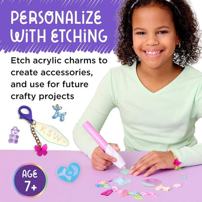 Creativity for Kids Art & Craft Activity Kits Etch-It Personalized Accessories