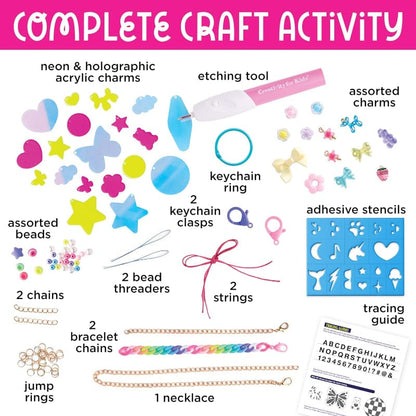Creativity for Kids Art & Craft Activity Kits Etch-It Personalized Accessories