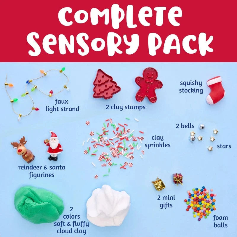 Creativity for Kids Art & Craft Activity Kits HOLIDAY Sensory Pack Christmas