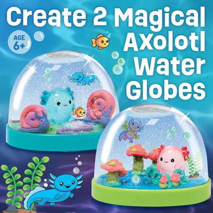 Creativity for Kids Art & Craft Activity Kits Make Your Own Water Globes - Axolotls