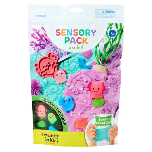 Creativity for Kids Art & Craft Activity Kits Sensory Pack - Axolotl