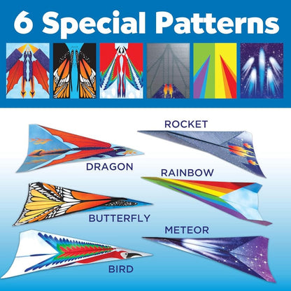 Creativity for Kids Art & Craft Activity Kits Stunt Squadron Fold & Launch Paper Airplanes