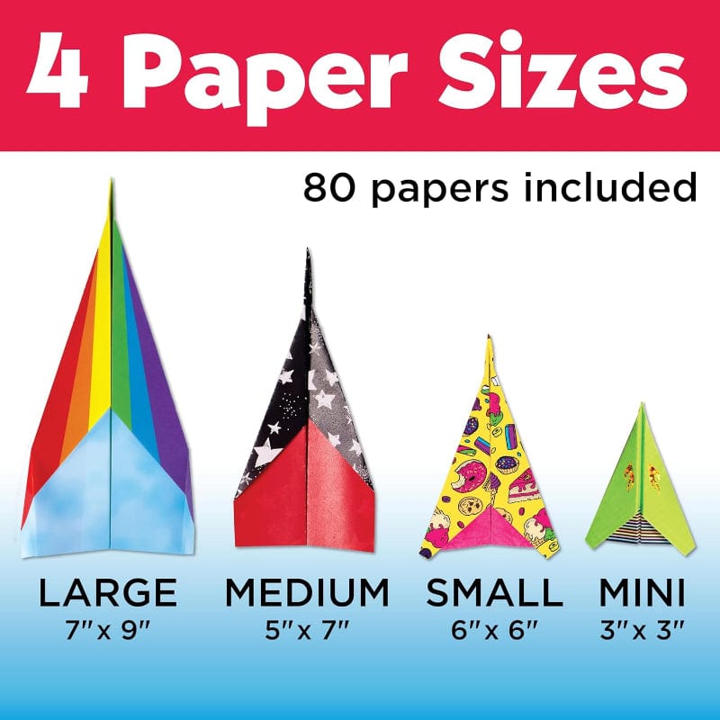 Creativity for Kids Art & Craft Activity Kits Stunt Squadron Fold & Launch Paper Airplanes