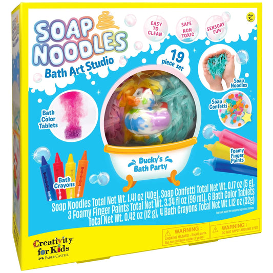 Creativity for Kids Bath Toys Soap Noodles Bath Art Studio