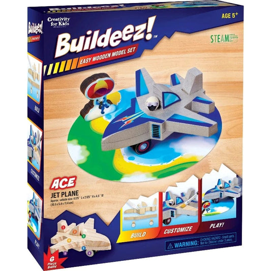 Creativity for Kids Coloring & Painting Kits Default Buildeez! - Jet Plane Ace