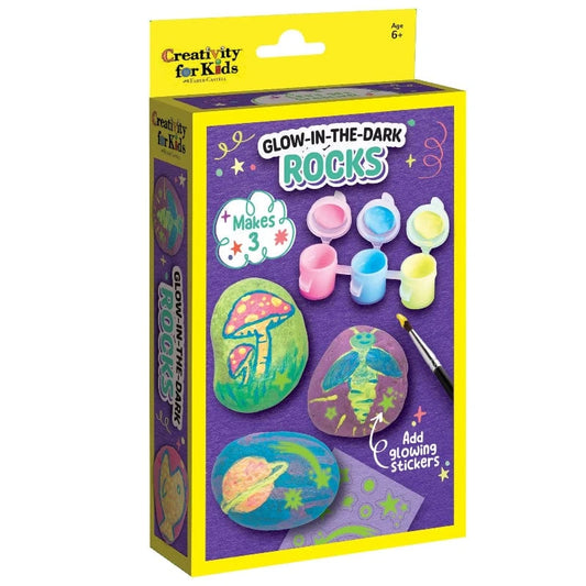 Creativity for Kids Coloring & Painting Kits Default Glow in the Dark Rocks Mini Kit