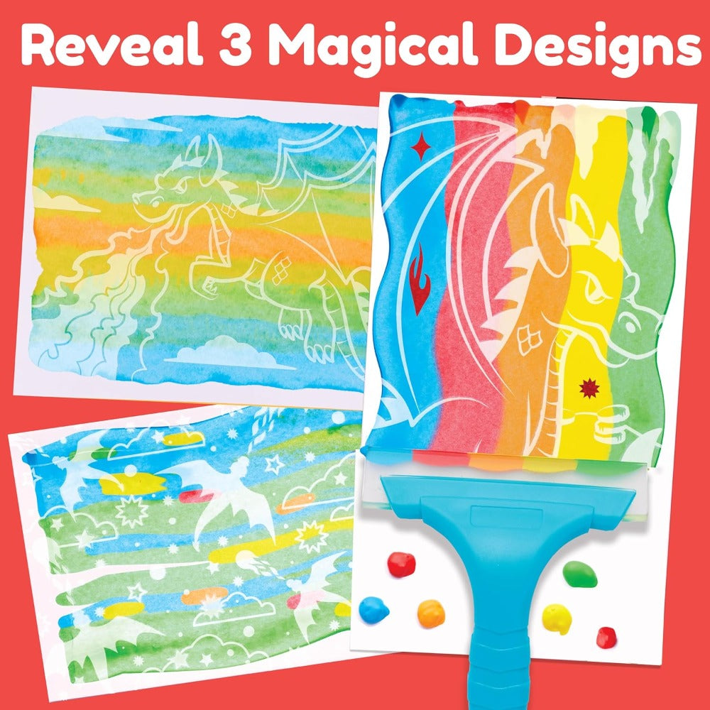 Creativity for Kids Coloring & Painting Kits Default Squeegeez Magic Reveal Art - Dragon