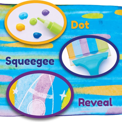 Creativity for Kids Coloring & Painting Kits Default Squeegeez Magic Reveal Art - Outer Space