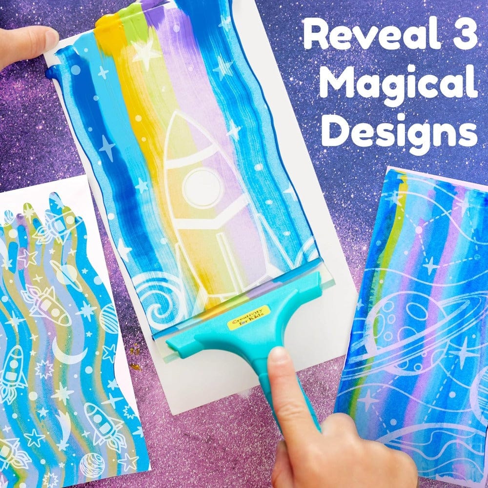 Creativity for Kids Coloring & Painting Kits Default Squeegeez Magic Reveal Art - Outer Space