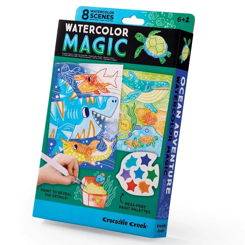 Crocodile Creek Coloring & Painting Kits Default Magic Watercolor - Ocean Adventure