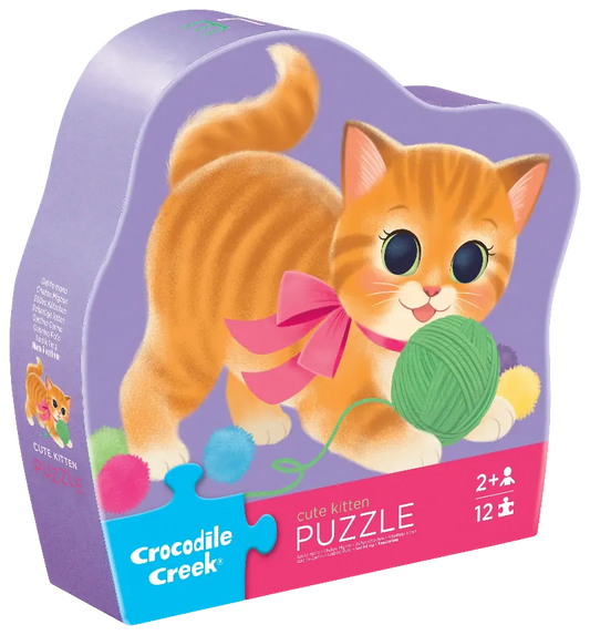 Crocodile Creek Puzzles Cute Kitten 12 pc Puzzle