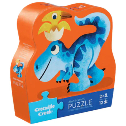 Crocodile Creek Under 100 Piece Puzzles Dino Friends 12 Piece Puzzle