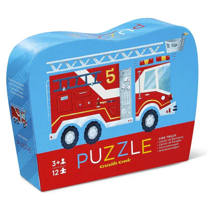 Crocodile Creek Under 100 Piece Puzzles Fire Truck 12 Piece Puzzle