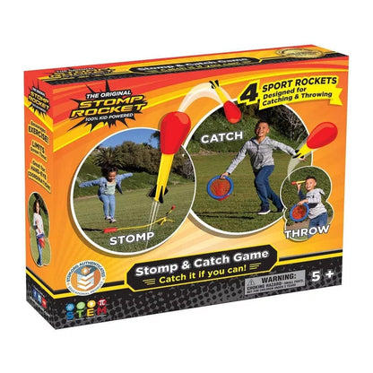 D & L Stomprockets Physical Play Default Stomp & Catch Game