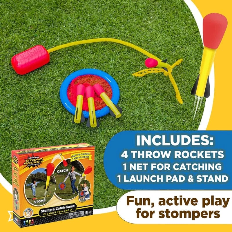 D & L Stomprockets Physical Play Default Stomp & Catch Game