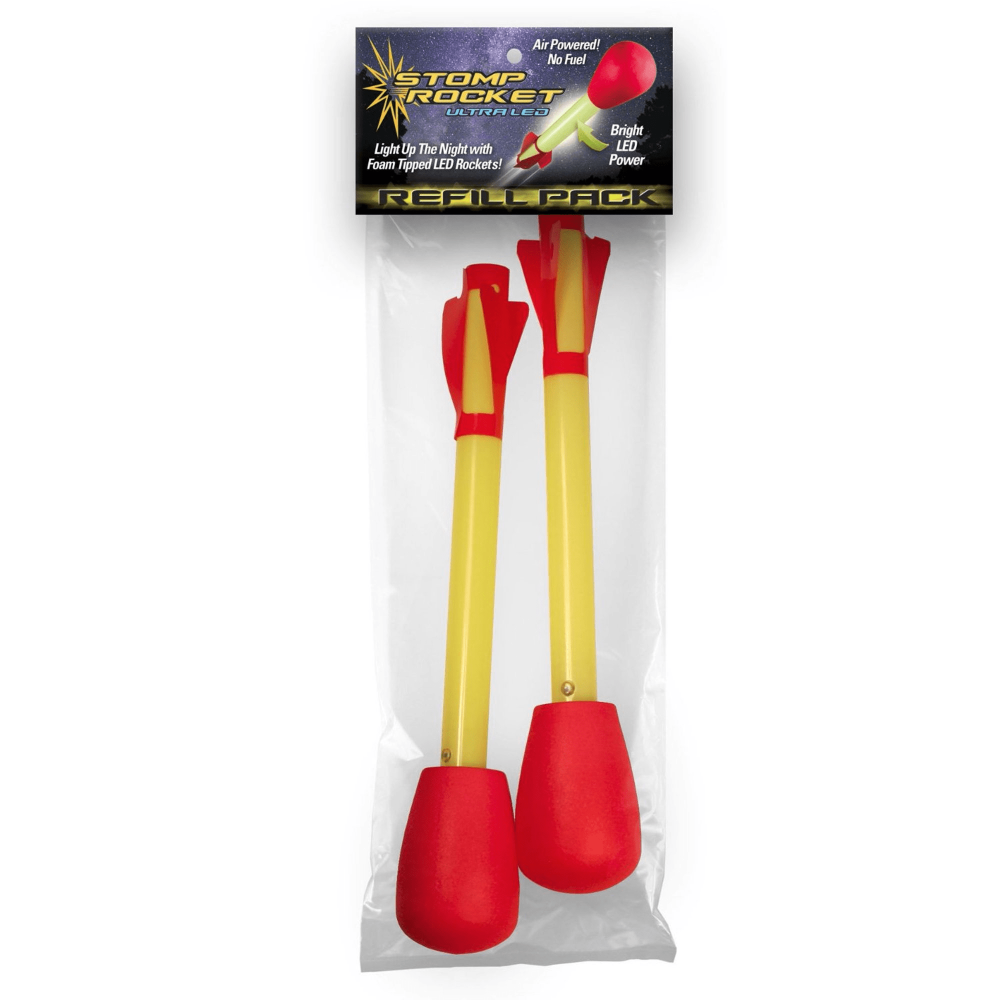 D & L Stomprockets Physical Play Stomp Rocket - Ultra Refill 2 Pack