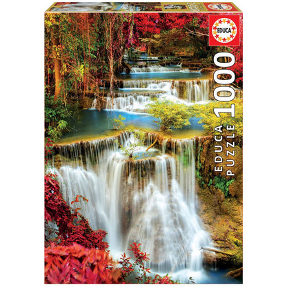 Waterfall in Deep Forest - 1000 Piece Puzzle