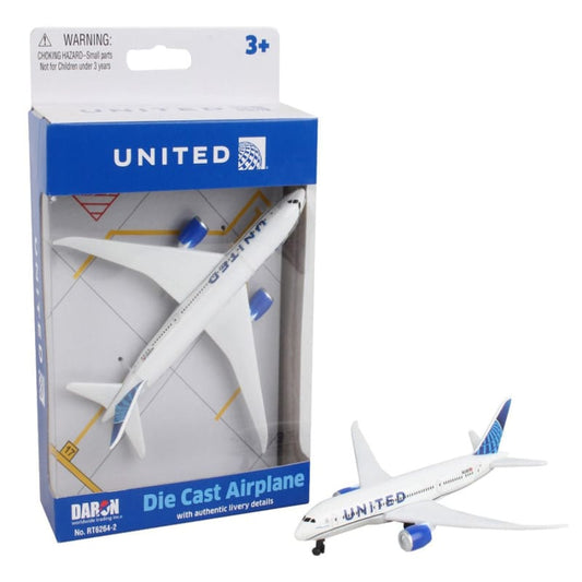 Daron Worldwide Trading Diecast Vehicles United Boeing 787-10 Dreamliner Die Cast Airplane