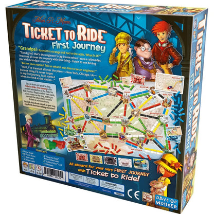 Days of Wonder Strategy Games Ticket To Ride: First Journey