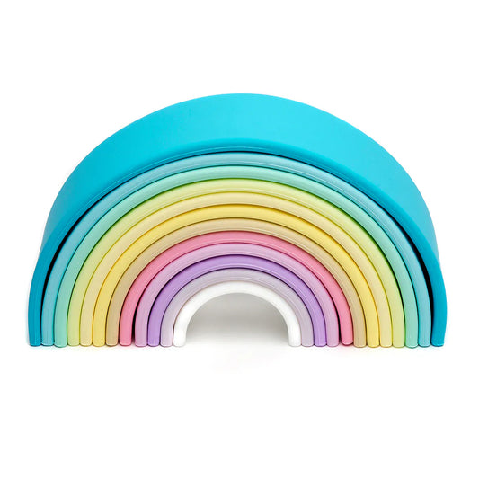 Dena Stack and Nest Toys Default Dena Pastel Rainbow