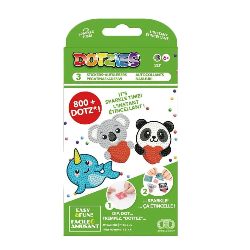 Diamond Dotz Art & Craft Activity Kits Diamond Dotz Stickers - Love You Chums
