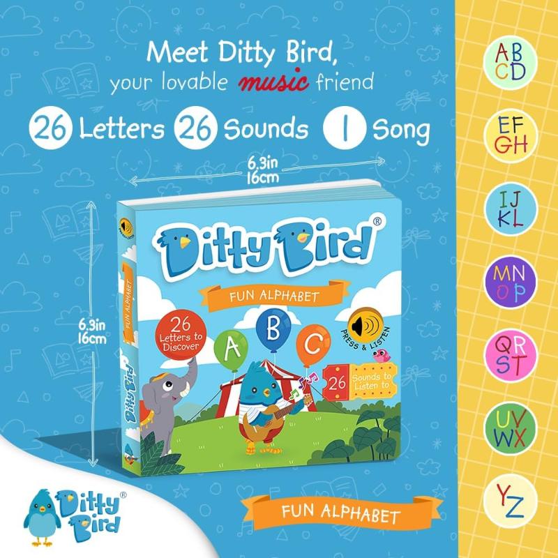 Ditty Bird Books with Sound Default Ditty Bird - ABC Fun Alphabet