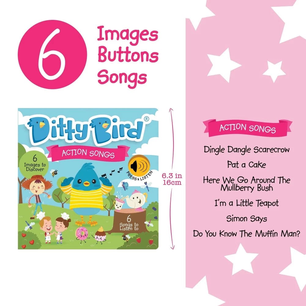 Ditty Bird Books with Sound Default Ditty Bird Action Songs