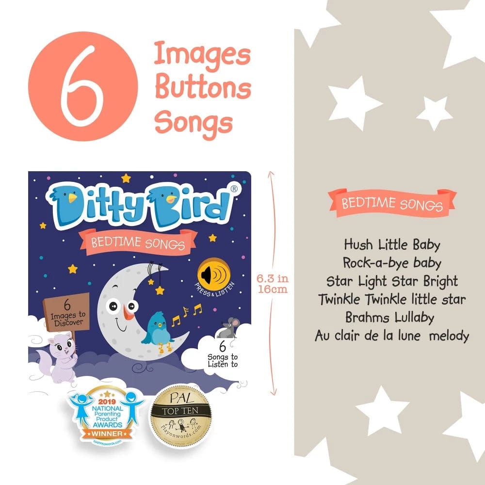 Ditty Bird Books with Sound Default Ditty Bird - Bedtime Songs