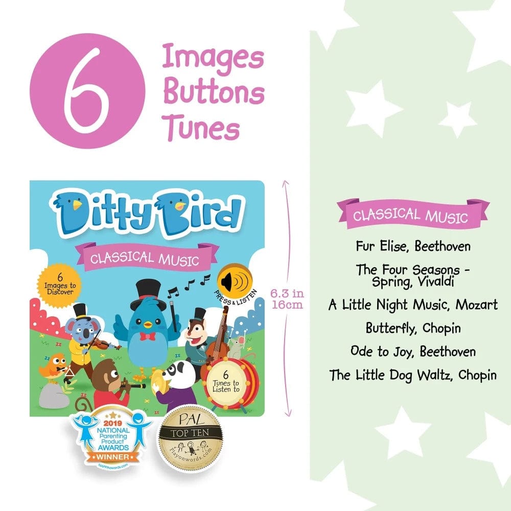 Ditty Bird Books with Sound Default Ditty Bird - Classical Music