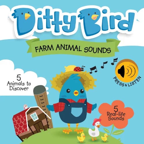 Ditty Bird Books with Sound Default Ditty Bird - Farm Animal Sounds