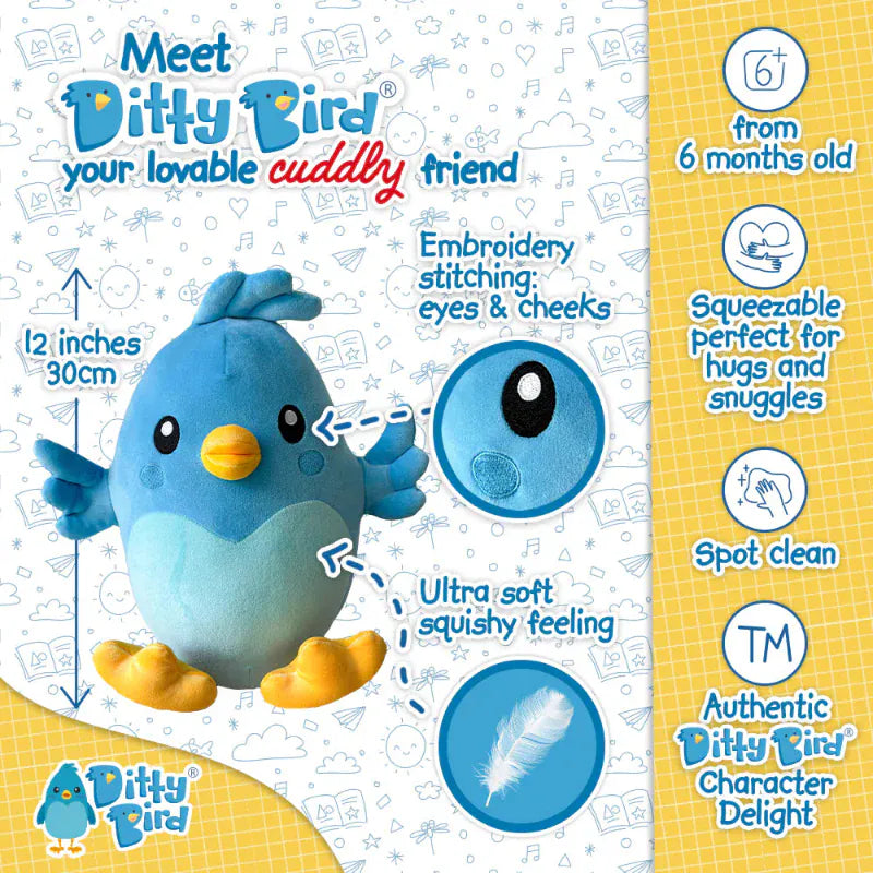 Ditty Bird Plush Birds Ditty Bird Plush