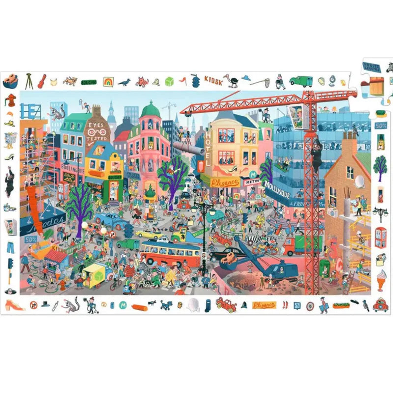 Djeco 200 Piece Puzzles The City 200 Piece Observation Puzzle