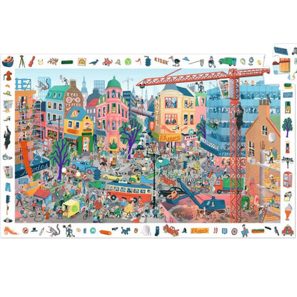 Djeco 200 Piece Puzzles The City 200 Piece Observation Puzzle